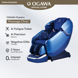 [UEM] OGAWA Maestro Massage Chair - powered by OVERSEER Free Shiatsu V + O Watch + Massage Chair Cover + 3in1 Leather Kit*