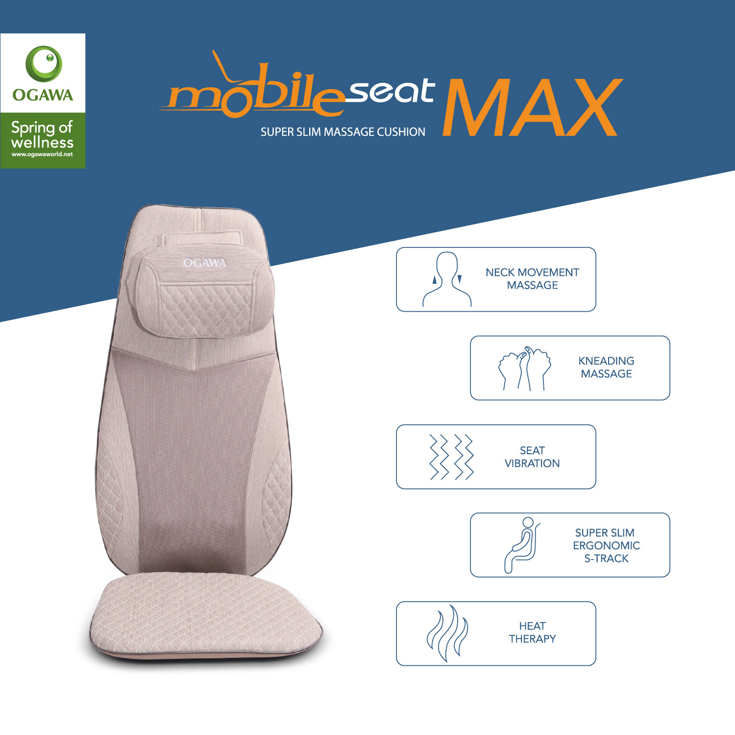 ogawa car seat massager